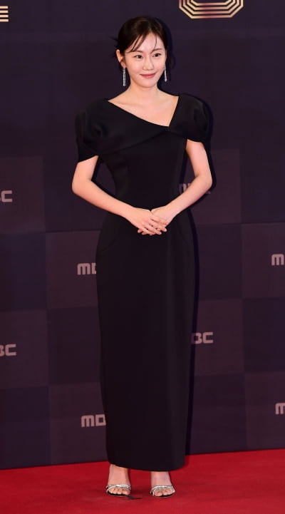 [TEN 포토] 정민아 '떨리는 연기대상 참석'