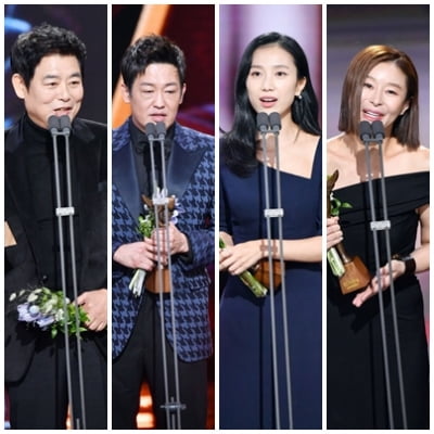 성동일·허성태·박지연·예지원, KBS 조연상 "상이 너무 무거워"