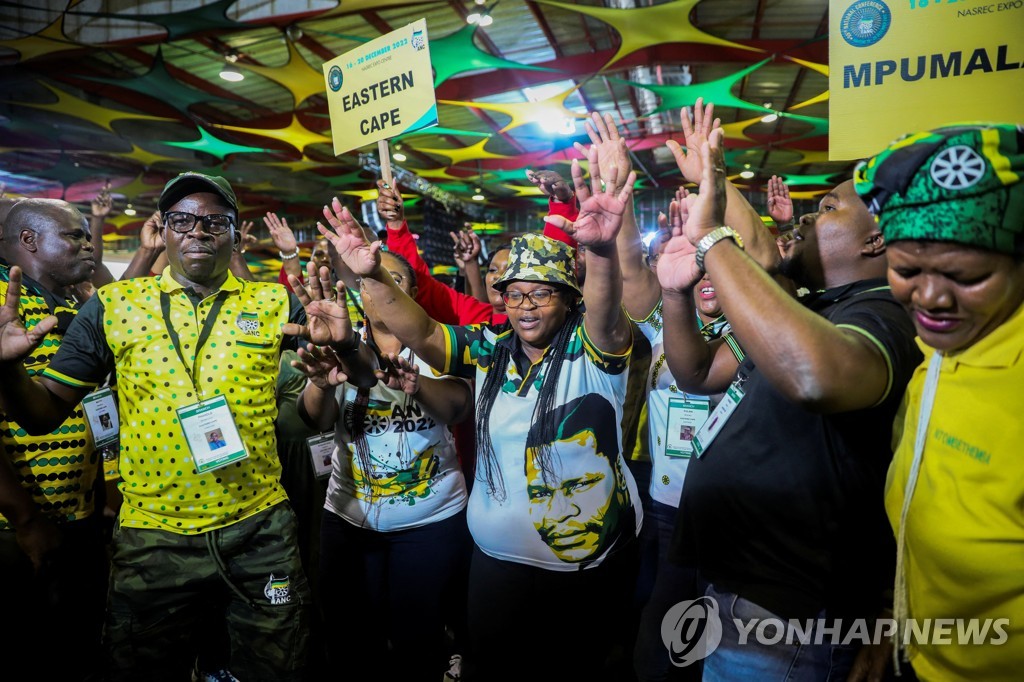 남아공 집권 ANC 전당대회 개막…라마포사 대통령 재선 디딤돌