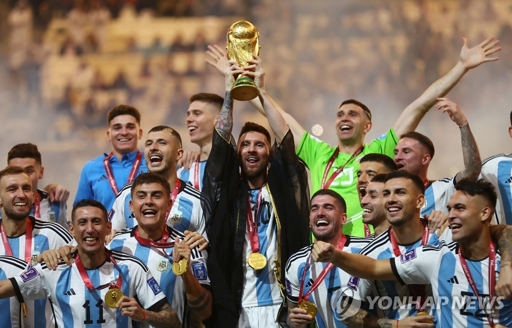 [월드컵] 아르헨 우승상금 549억원 '역대 최다'…준우승 프랑스는 392억원
