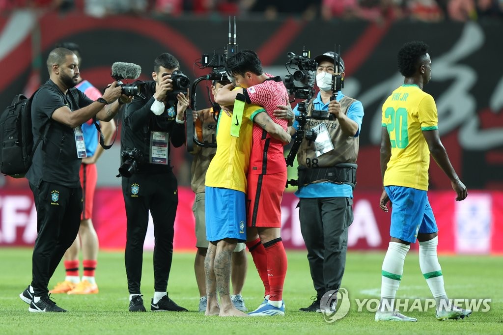 [월드컵]    O melhor jogador da Ásia, Son Heung-min, contra o superastro Neymar... uma colisão frente a frente nas quartas de final