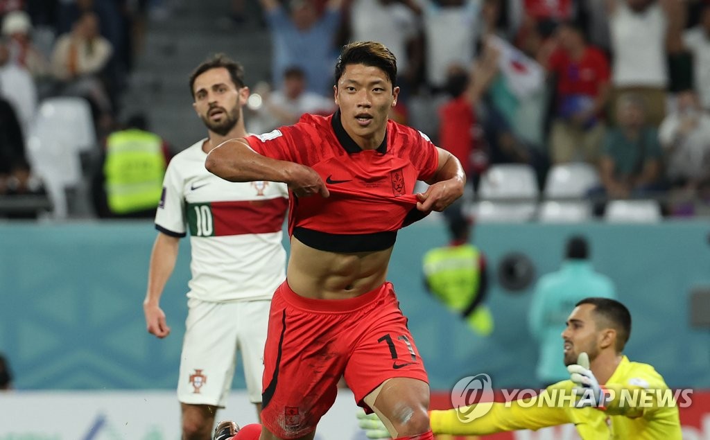 [월드컵] 한국, 포르투갈 꺾고 12년 만의 16강…브라질과 격돌(종합2보)