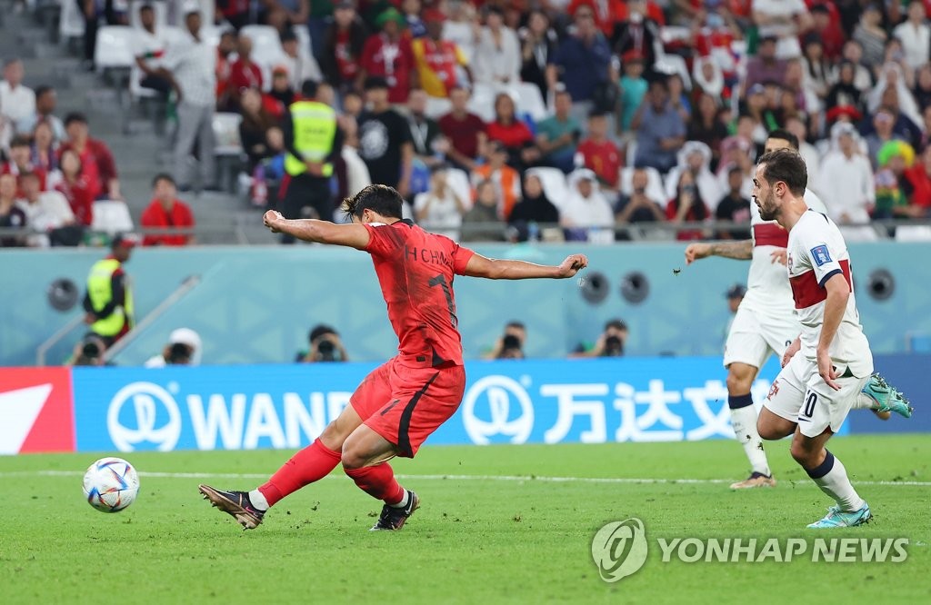 [월드컵] '16강 골' 황희찬 "몸 어떻게 돼도 상관없다는 마음으로 준비"