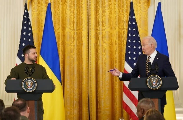 Ukrainian President Volodymyr Zelensky and US President Joe Biden / Photo: Reuters