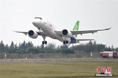 중국, 자국산 첫 여객기 C919 생산 허가…양산 체제 돌입