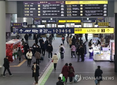 선로에 떨어진 부직포 때문에…SRT, 운행 차질에 차량 고장까지(종합)