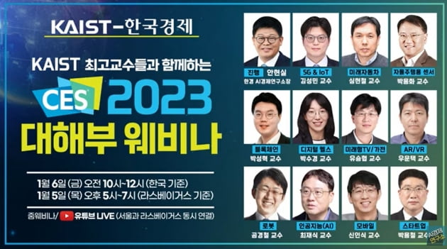 "CES 2023, 차세대 기술간 대결 보여주는 전시" 