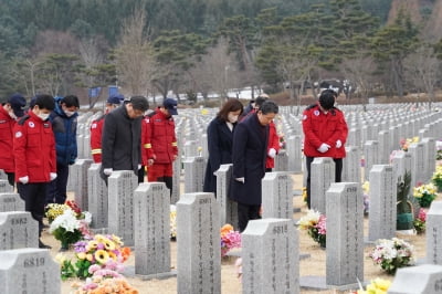 남성현 산림청장, 산림유공 순직자 묘역 참배