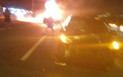 "드라마처럼 폭발했다"…세종시 국도서 테슬라 또 화재