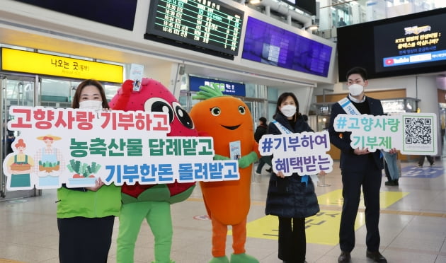 [포토]농협중앙회, 설맞이 고향사랑기부제 홍보 캠페인