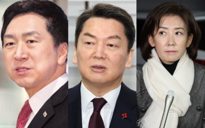 與당대표 지지율, 김기현 25.4%·안철수 22.3%·나경원 16.9% [엠브레인퍼블릭]