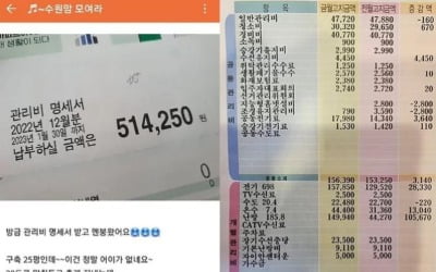 "20평 아파트 12월 관리비 51만원"…'난방비 폭탄'에 멘붕