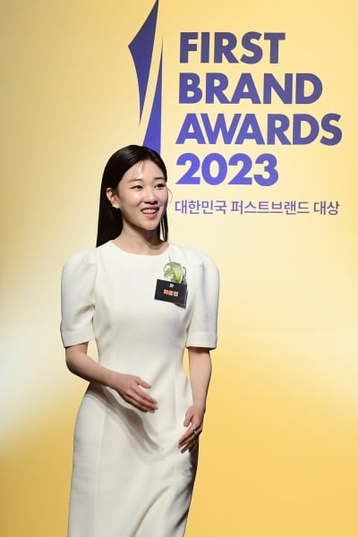 [포토] 하윤경, '우아한 미소로 등장' (2023 대한민국 퍼스트브랜드 대상)