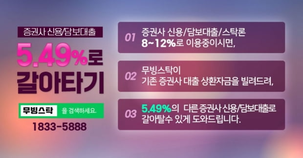 증권사 신용, 담보 금리도 5.49%로 다이어트가 가능하다!