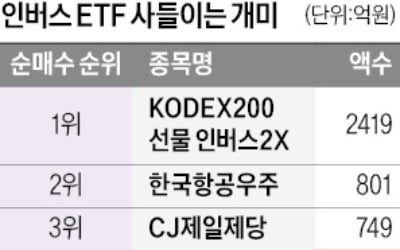 "코스피 랠리 오래 못갈 것"…곱버스 ETF 올라탄 개미