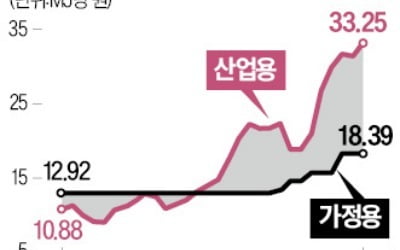 산업용 가스료만 올린 文정부…가정용 동결하다 '폭탄' 키웠다