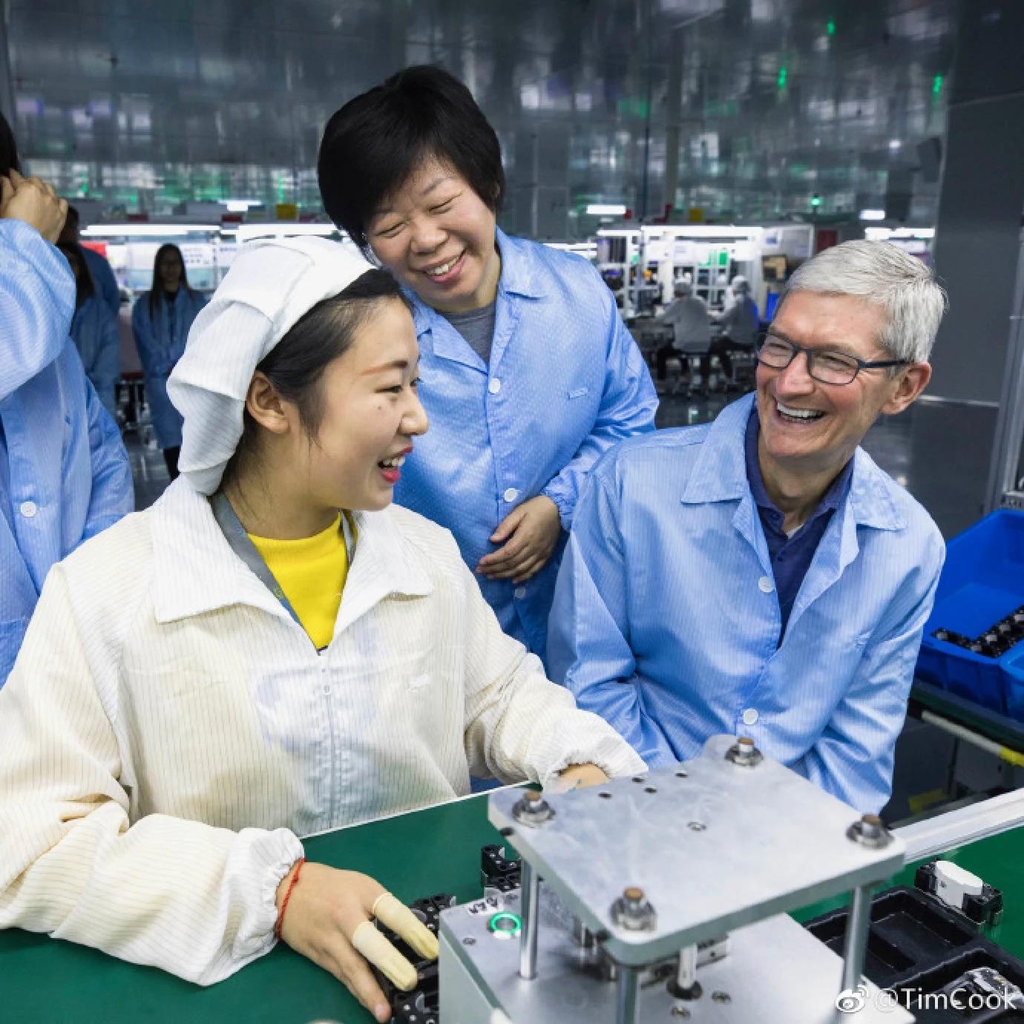 中 럭스셰어, '애플 최대 협력업체' 대만 폭스콘 위협하나