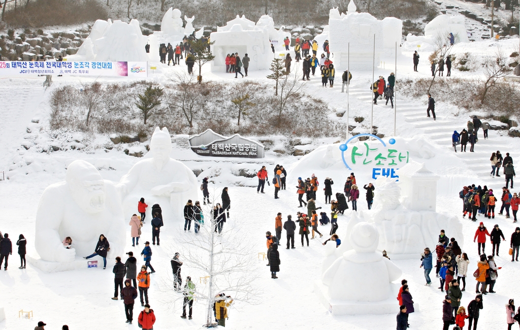 3년 기다린 은빛 겨울 세상…태백산 눈축제 27일 개막