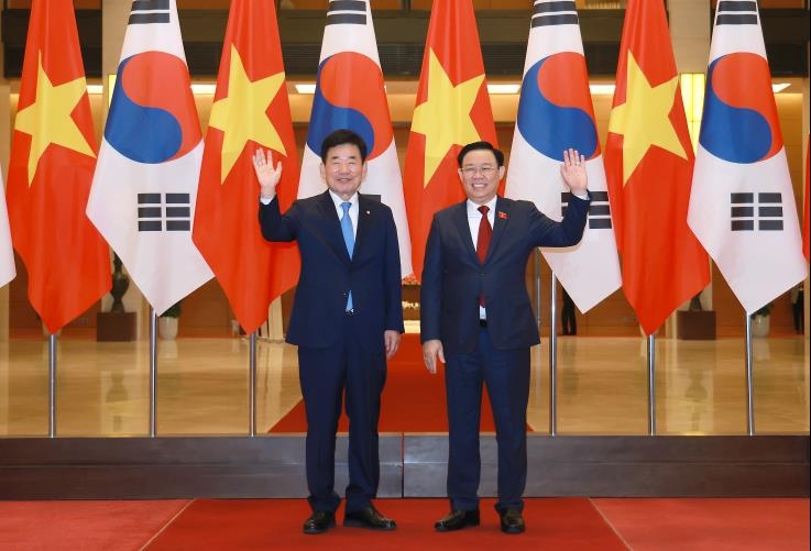 김의장, 베트남 고위급 회동…'경제·외교안보 교류 증진' 제안