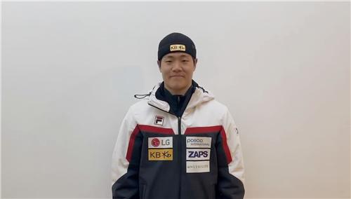 '0.01초 역전 동메달' 스켈레톤 정승기 "첫 입상, 짜릿하네요"