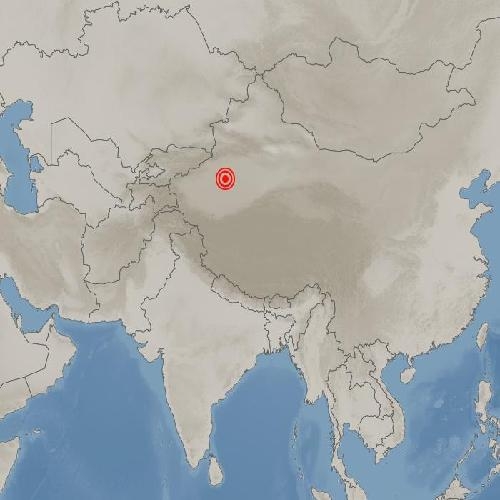 중국 신장 사야현 남남서쪽서 규모 6.1 지진