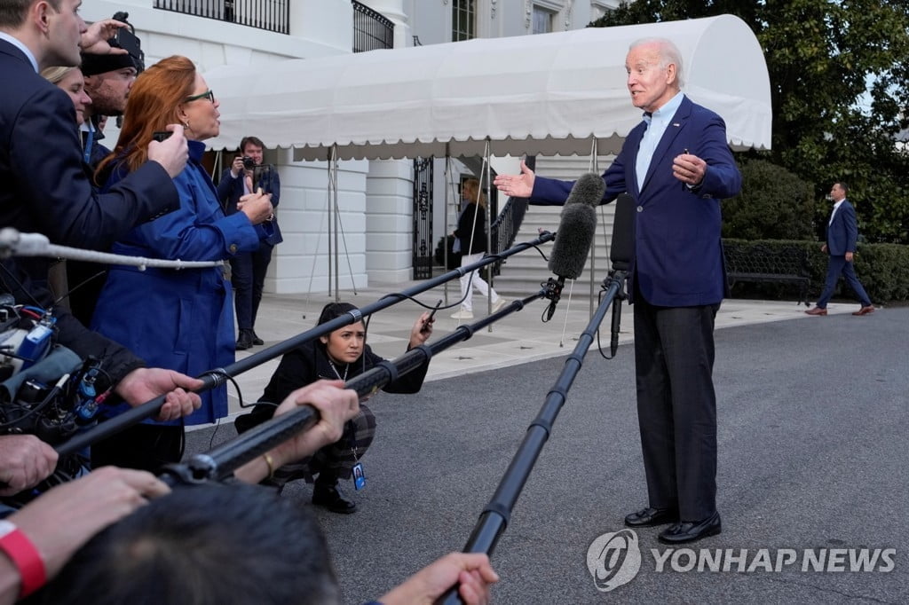 '한국과 공동 핵연습 논의하나' 바이든 "아니다"