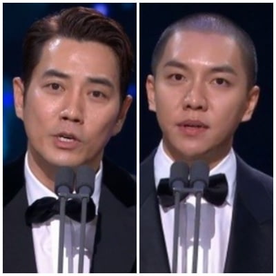 [종합] 주상욱·이승기 KBS '공동' 연기대상 "불참할까 했는데 '노력' 외면당하면 안돼"