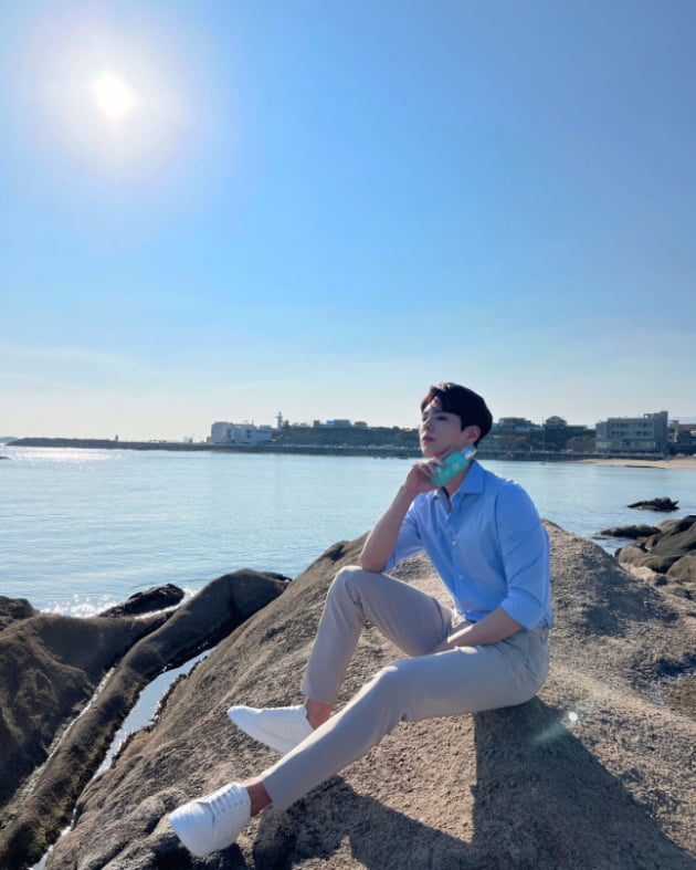박보검, 바다의왕자 만찢남 등장...한파 녹이는 꽃미모