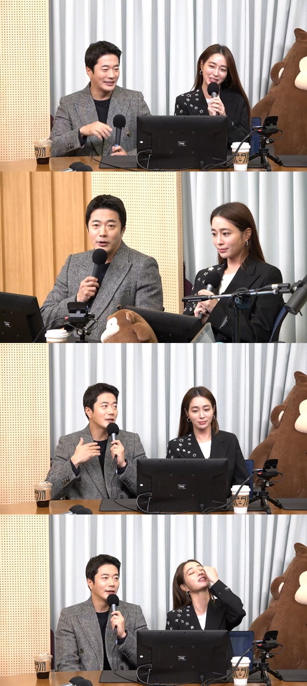 권상우, 이민정 /사진=SBS 파워FM '두시탈출 컬투쇼' 보는 라디오 방송 화면 캡처