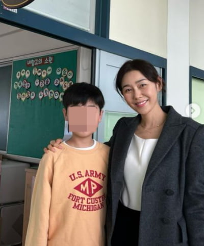 'CEO♥' 박탐희, 똑같이 생긴 아들래미 졸업식 참석…벌써 중학생맘