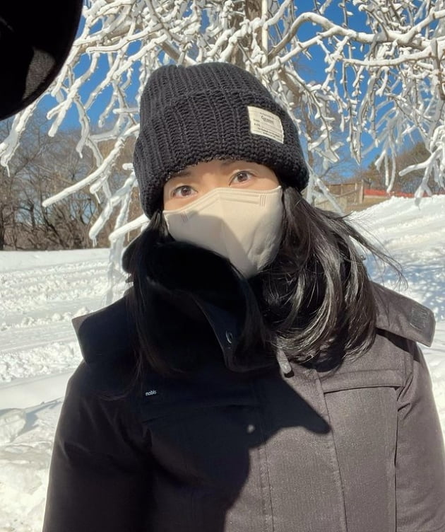 김소연, ♥이상우와 설원서 즐긴 튜브 썰매…둘만 존재하는 겨울왕국