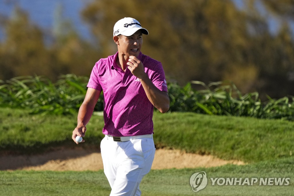 김주형, PGA 투어 새해 첫 대회 2R 단독 5위…선두와 4타 차이