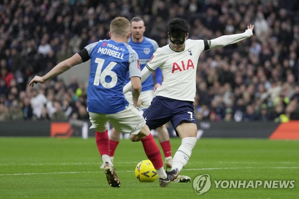 '케인 결승골' 토트넘, 3부 포츠머스에 1-0 신승…FA컵 32강행