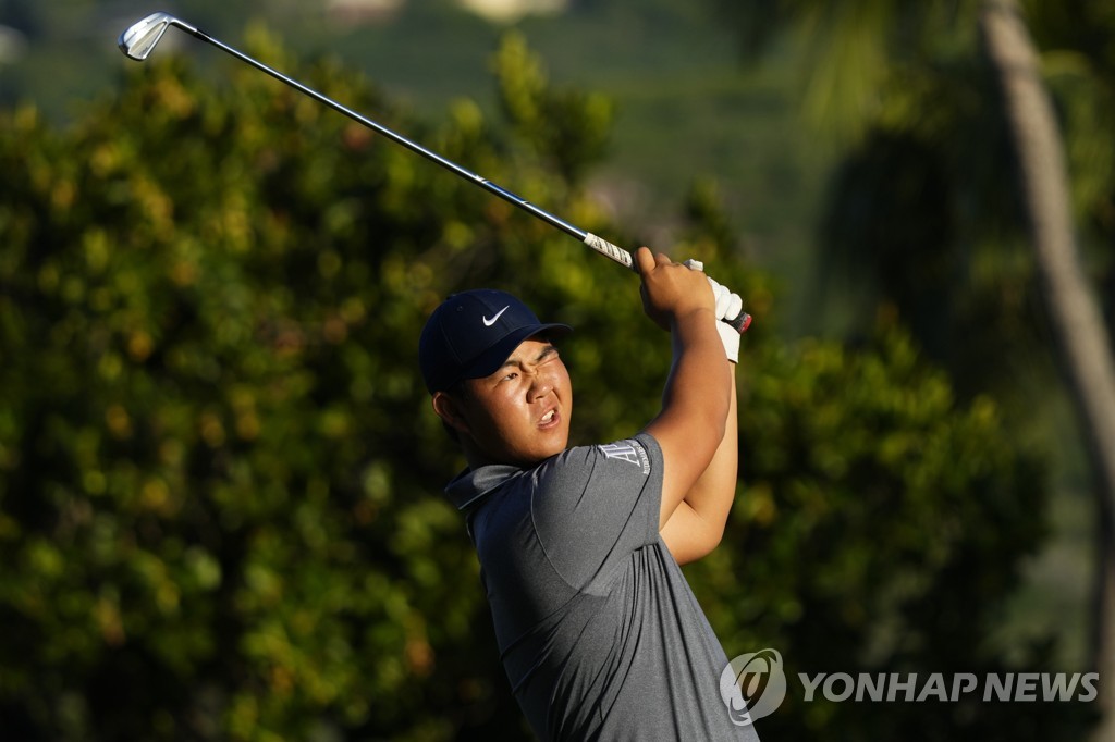 김성현 PGA 소니오픈 2R서 선두에 3타차 6위…김주형 컷탈락