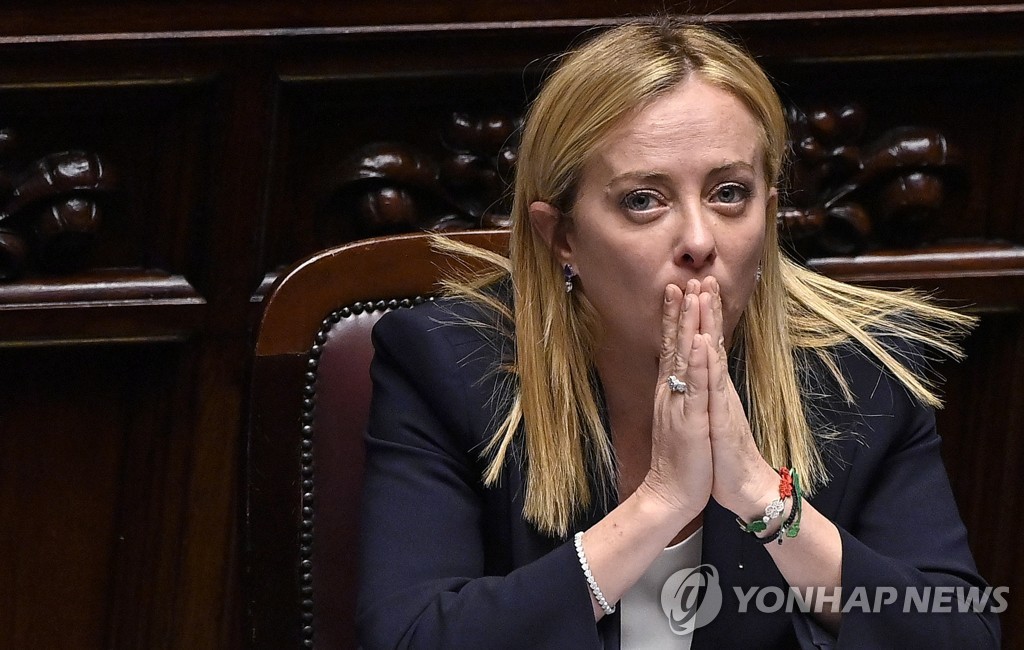 "멜로니 伊정부 3대 위협요인, EU 회복기금·내분·금리인상"