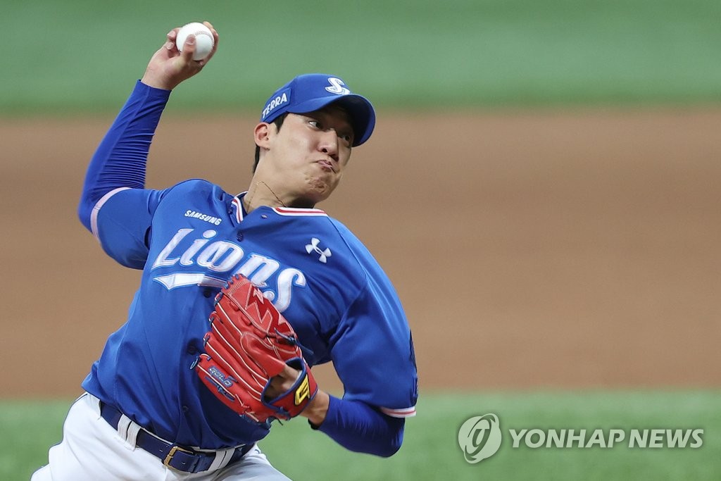 프로야구 삼성 원태인, 연봉 3억5천만원에 재계약