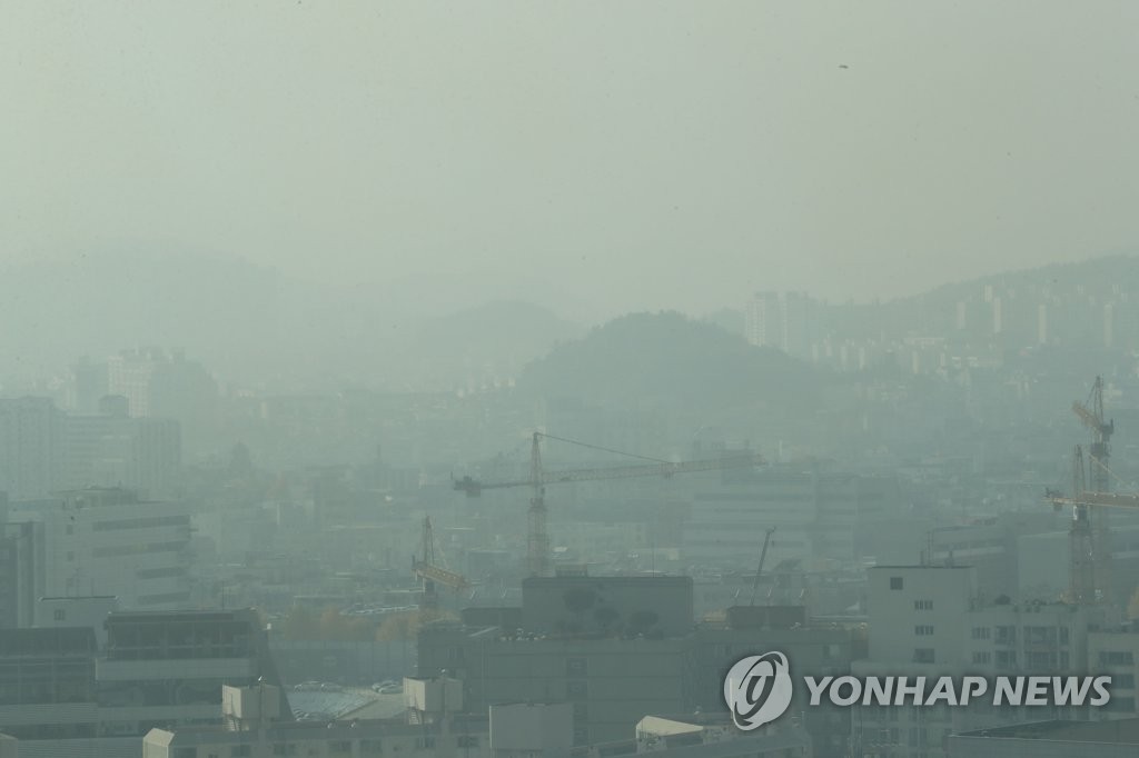 대전·세종·충남 흐리고 미세먼지 '나쁨'…낮 최고 9도