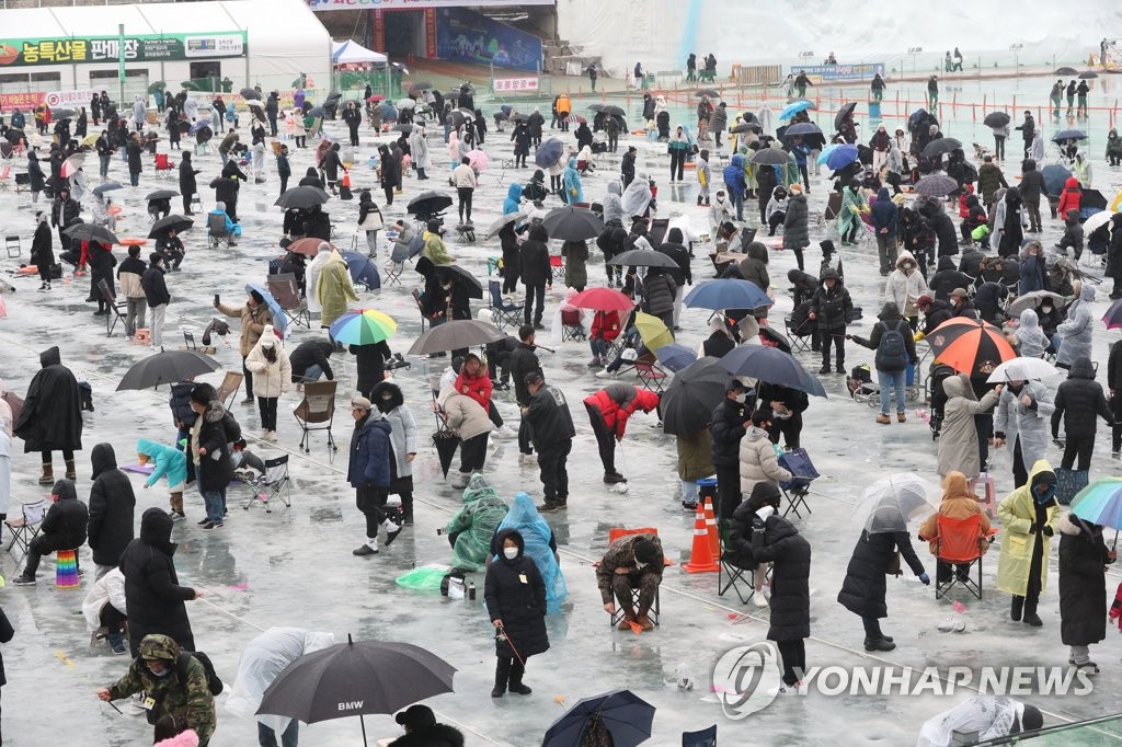 화천산천어축제 기상악화 속 흥행 비결은 '노하우·정성'