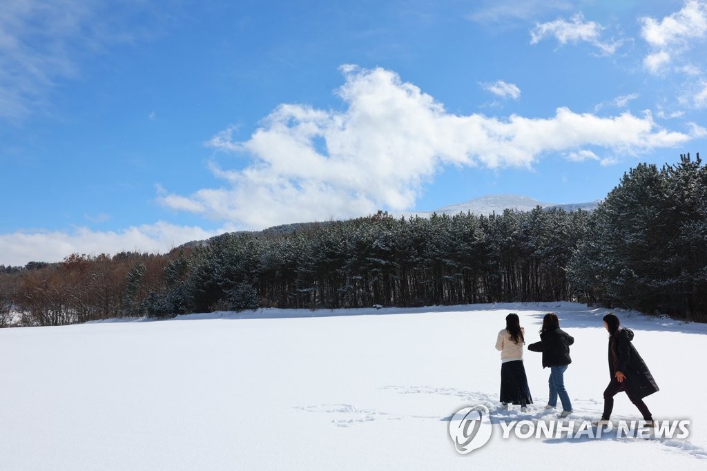 내일 중부지방 중심 많은 눈…서울 등에 2~7㎝ 적설 예상