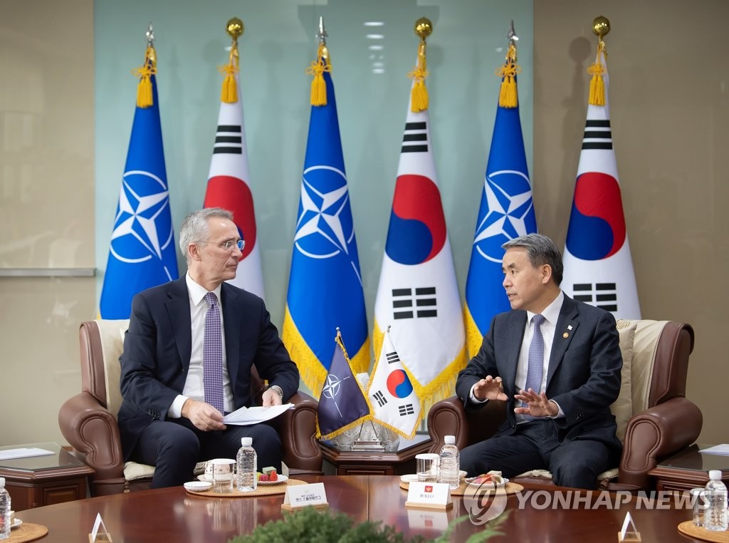 이종섭, 나토 사무총장 면담…韓·나토 국방협력 방안 논의