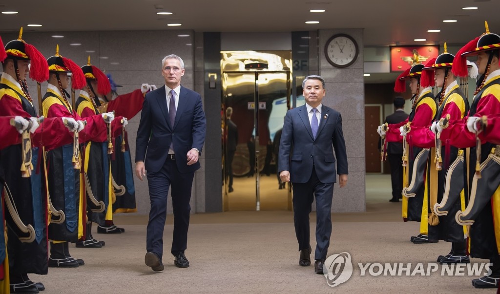 이종섭, 나토 사무총장 면담…韓·나토 국방협력 방안 논의