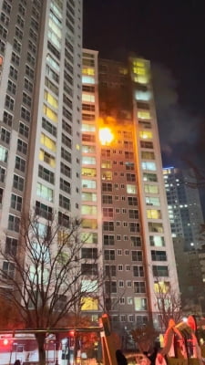 울산 신정동 한 아파트서 화재…소방당국 "진화 중"