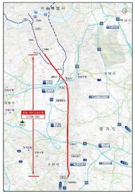 경부고속도로 양재~기흥 '지하화' 속도 낸다…2027년 착공 목표