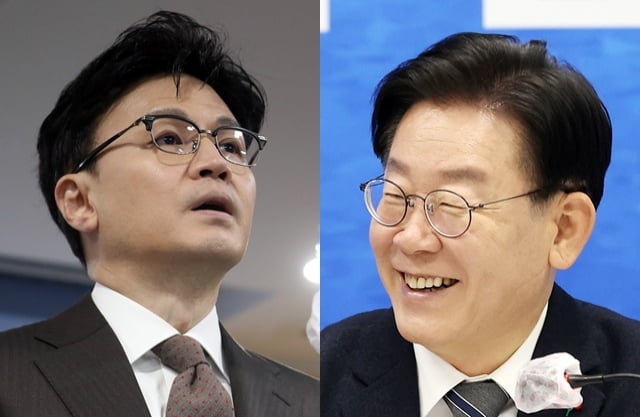 한동훈 법무부 장관(왼쪽), 이재명 더불어민주당 대표. / 사진=뉴스1