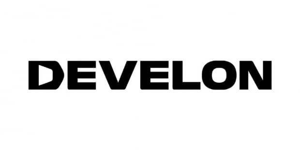 현대두산인프라코어의 신규 브랜드 '디벨론(DEVELON)'