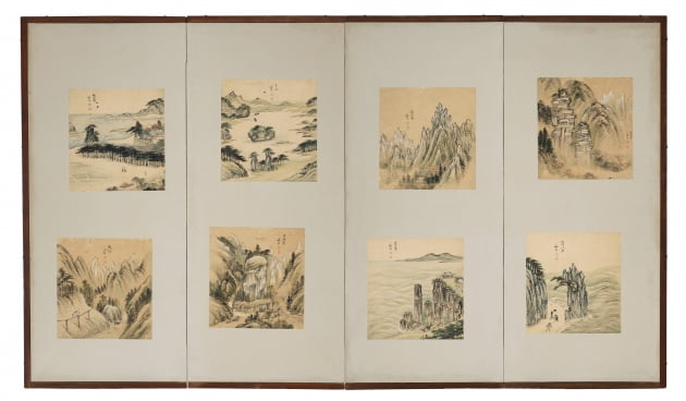 겸재 정선 (1676-1759), 금강산팔경도/CHRISTIE'S IMAGES LTD. 2023