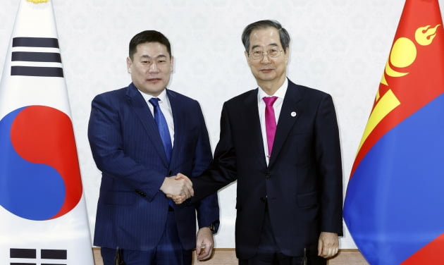 [포토] 한-몽골 총리 회담