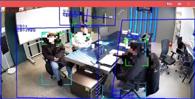 넷온이 국내 최초 개발한 실시간 모자이크 처리 AI CCTV.