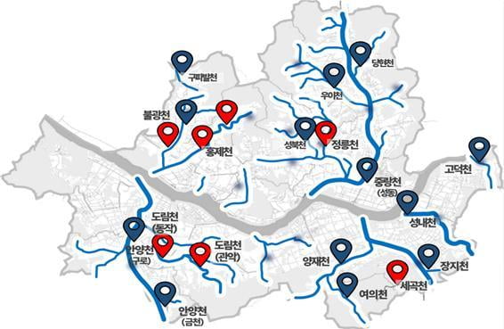 서울시, 하천변 문화·휴식공간 2025년까지 30곳 조성