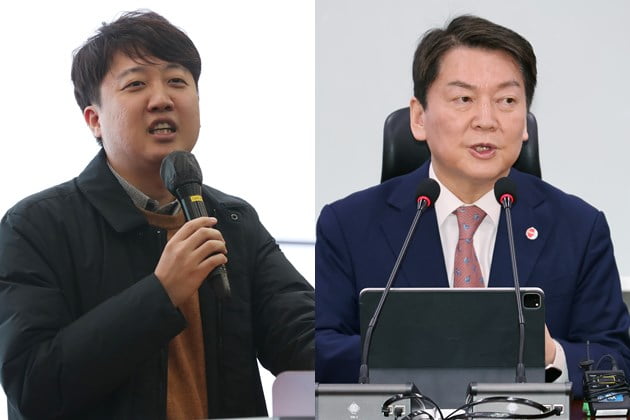 이준석 전 국민의힘 대표, 안철수 당대표 후보 /사진=연합뉴스